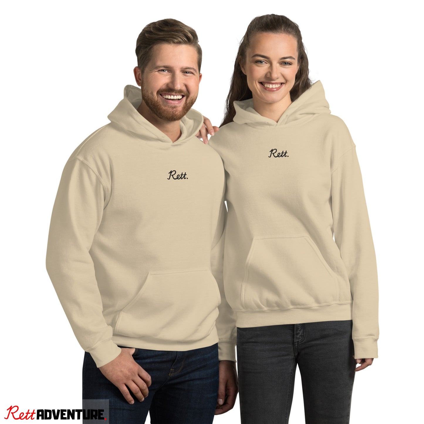 Rett. Adventure Hoodie Beige - Uniseks Design