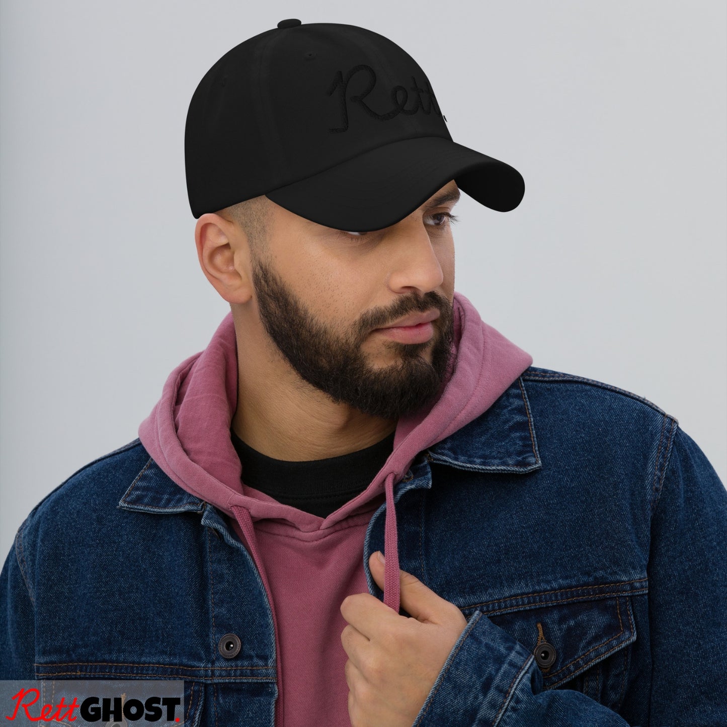 Rett. Ghost Cap Zwart - Uniseks Design