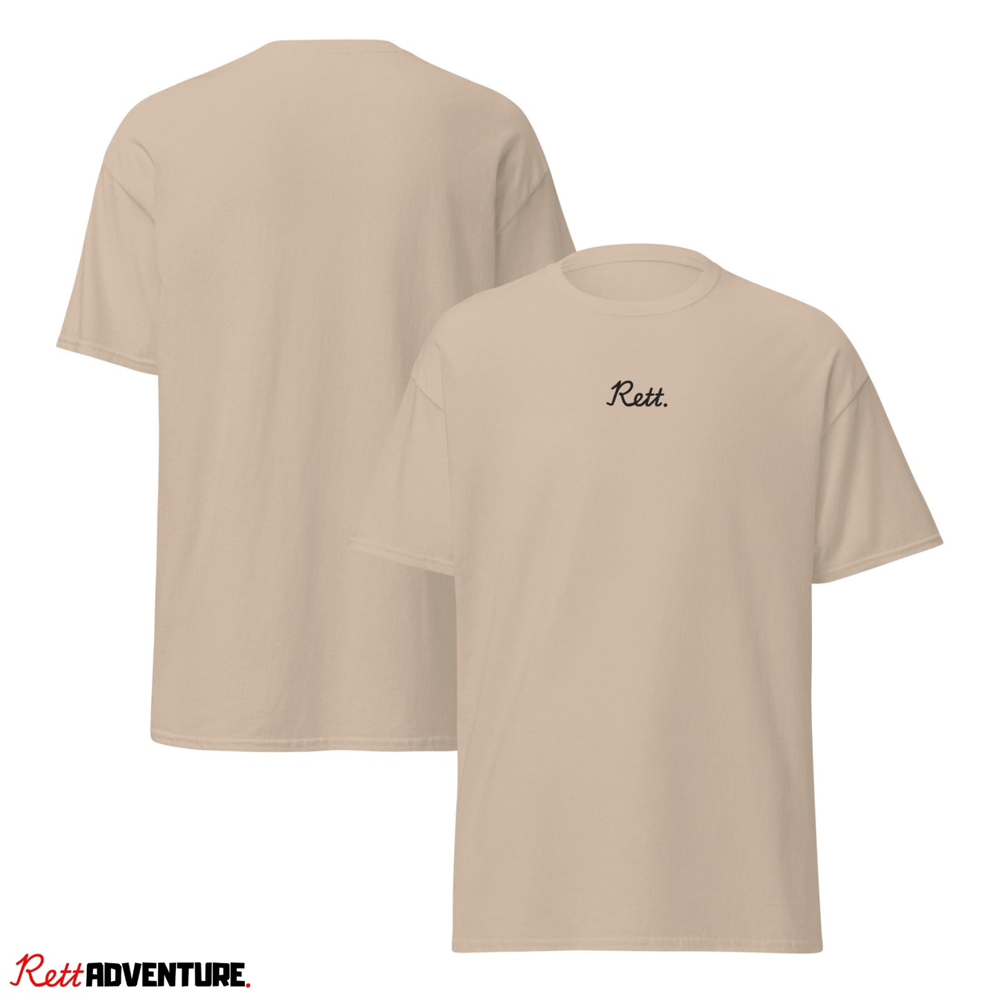 Rett. Adventure T-shirt Beige - Uniseks Design