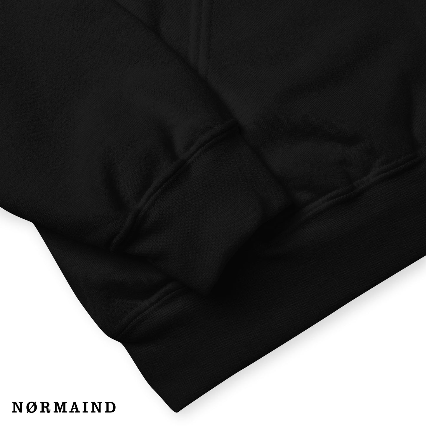 NØRMAIND Classic zwarte Hoodie