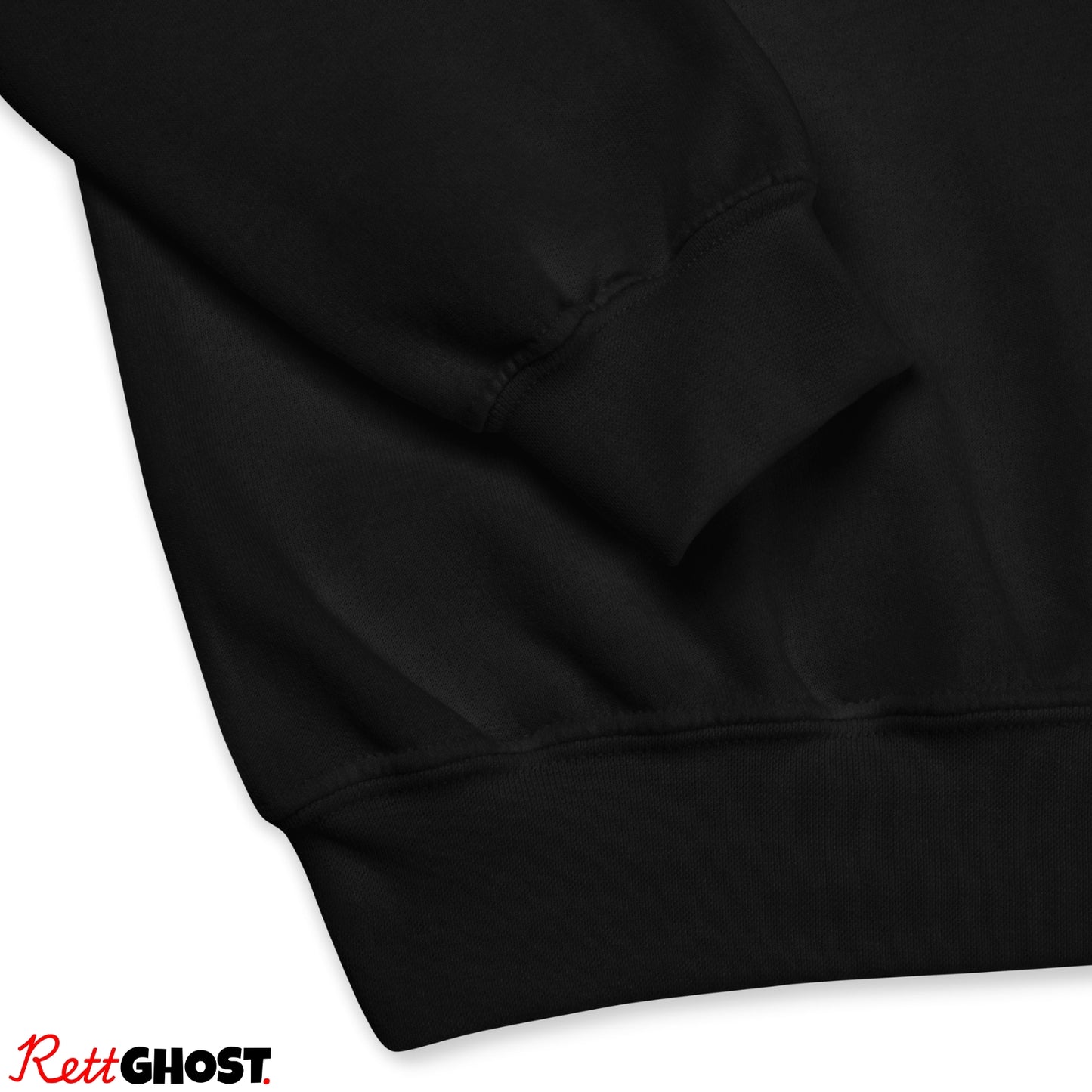 Rett. Ghost Sweater Zwart - Uniseks Design
