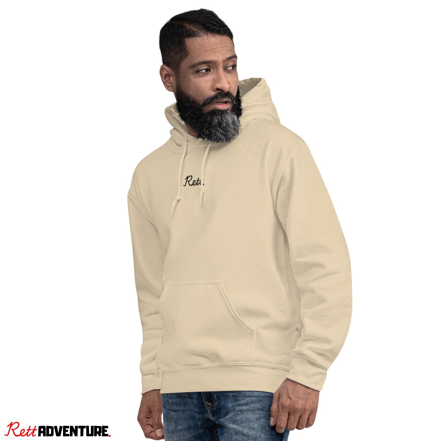 Rett. Adventure Hoodie Beige - Uniseks Design