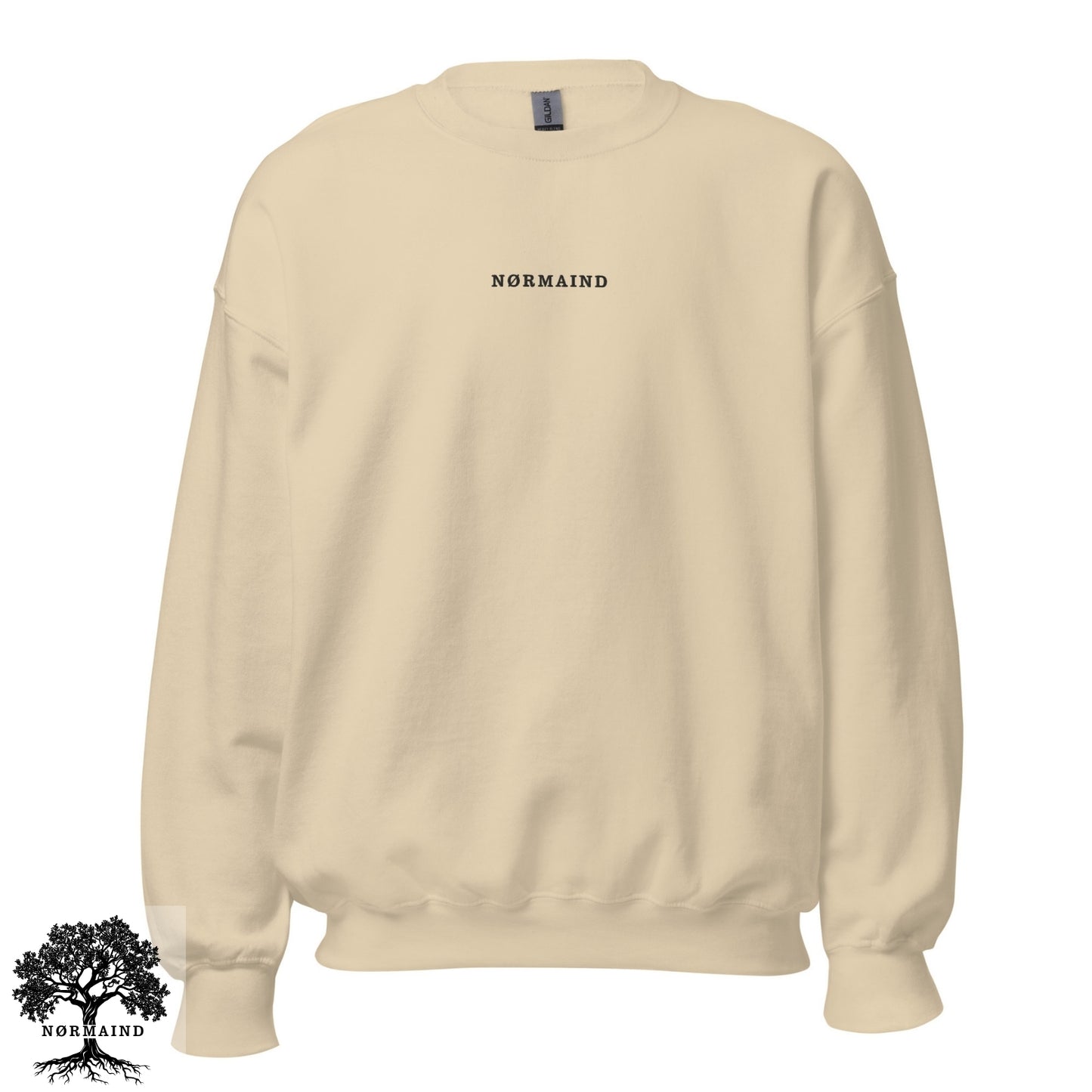 NØRMAIND Tree of life Beige Sweater