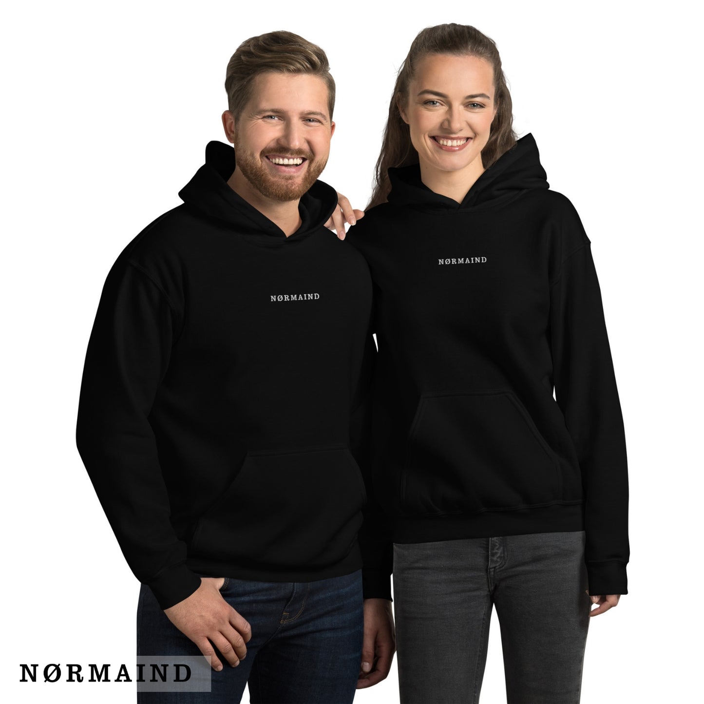 NØRMAIND Classic zwarte Hoodie