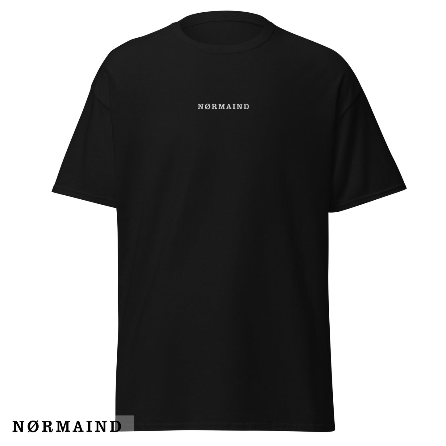 NØRMAIND Classic zwarte T-shirt
